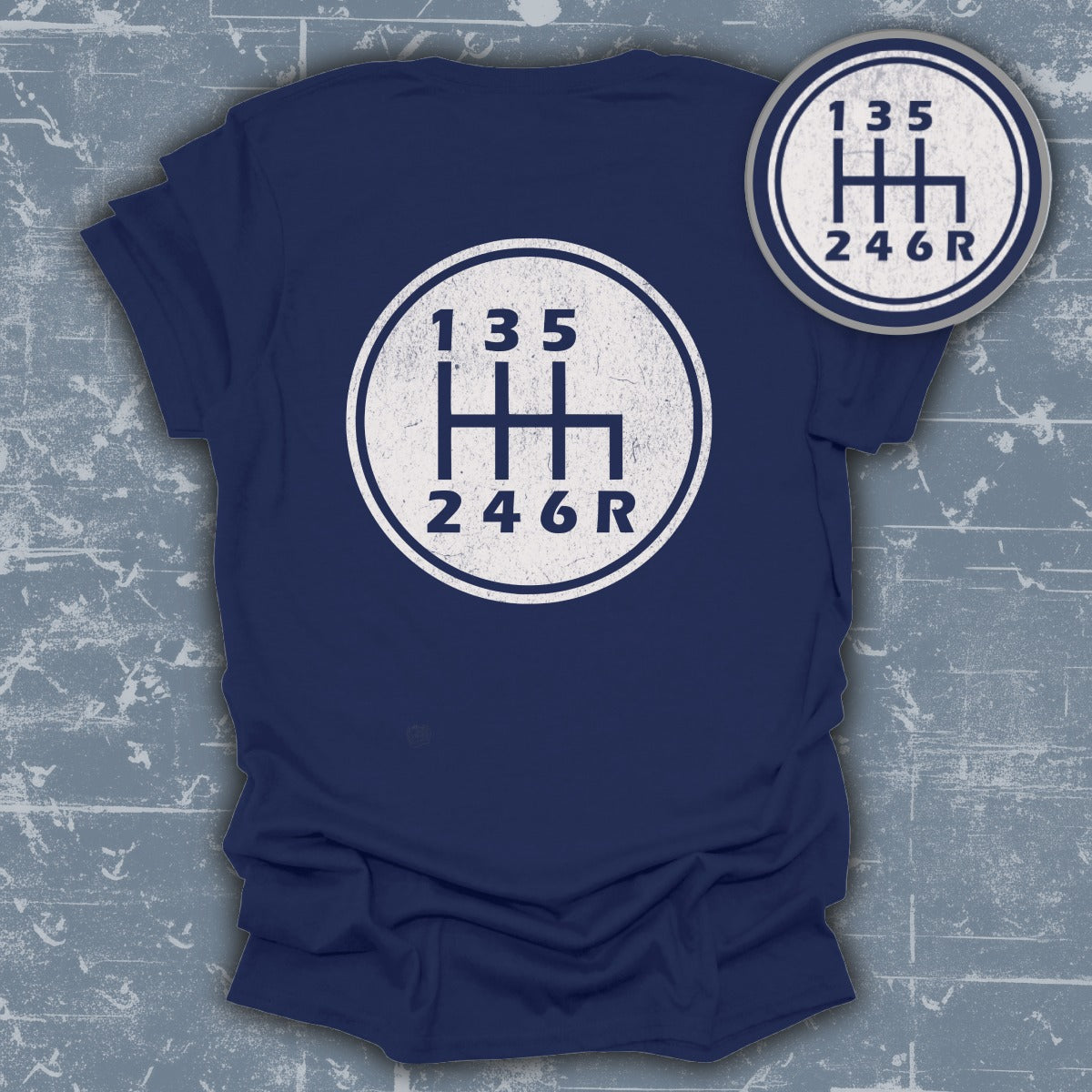 135 246R Manual Transmission Themed T-Shirt