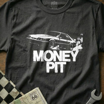 Money Pit Classic Car Graphic Tee Shirt