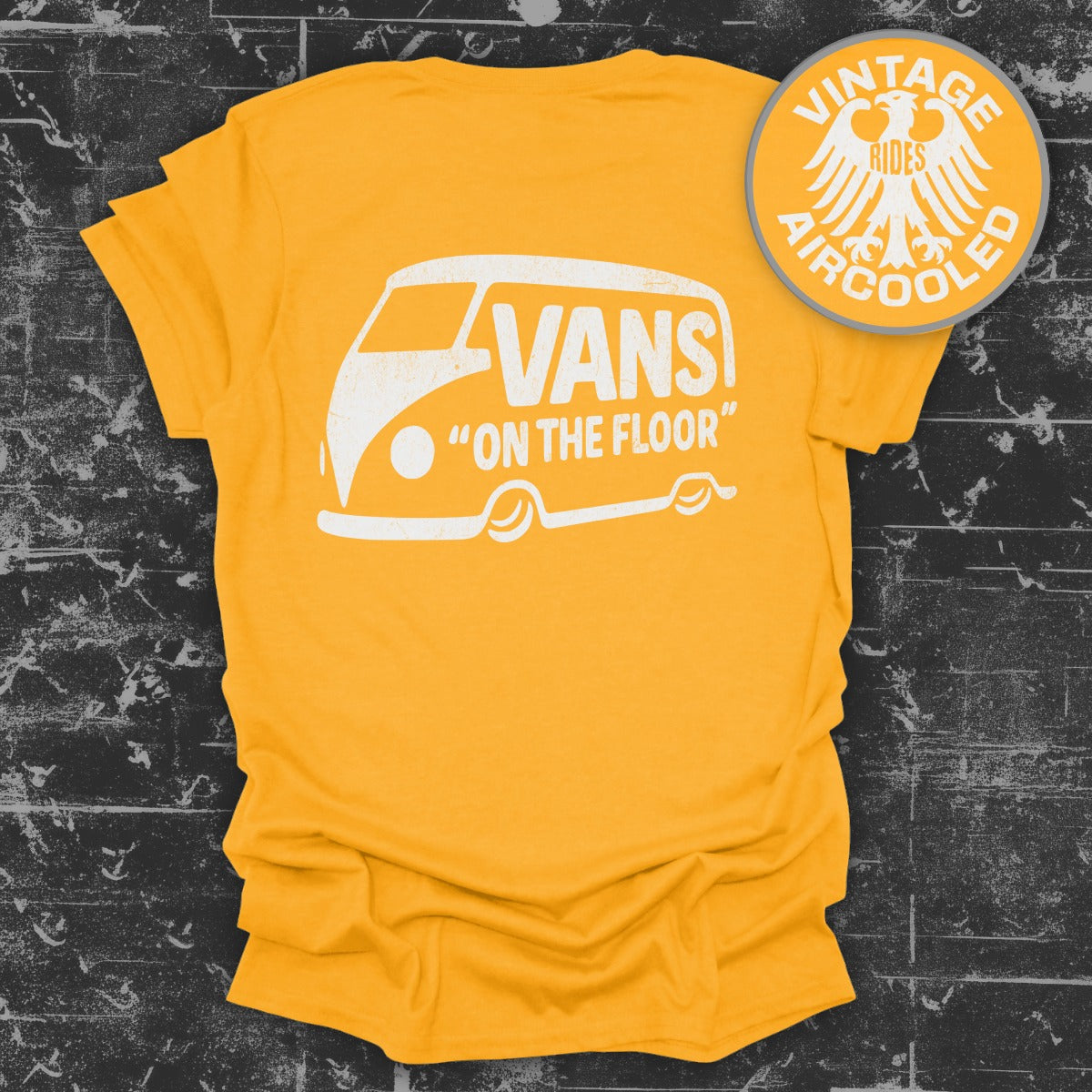 Vintage Rides Vans On The Floor T-shirt product type