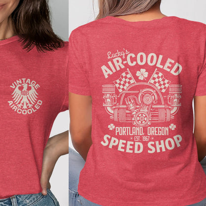 Vintage Air Cooled Speed Shop T-Shirt Product
