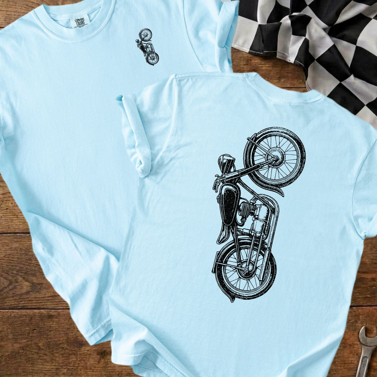 Chambray | Left Chest + Back