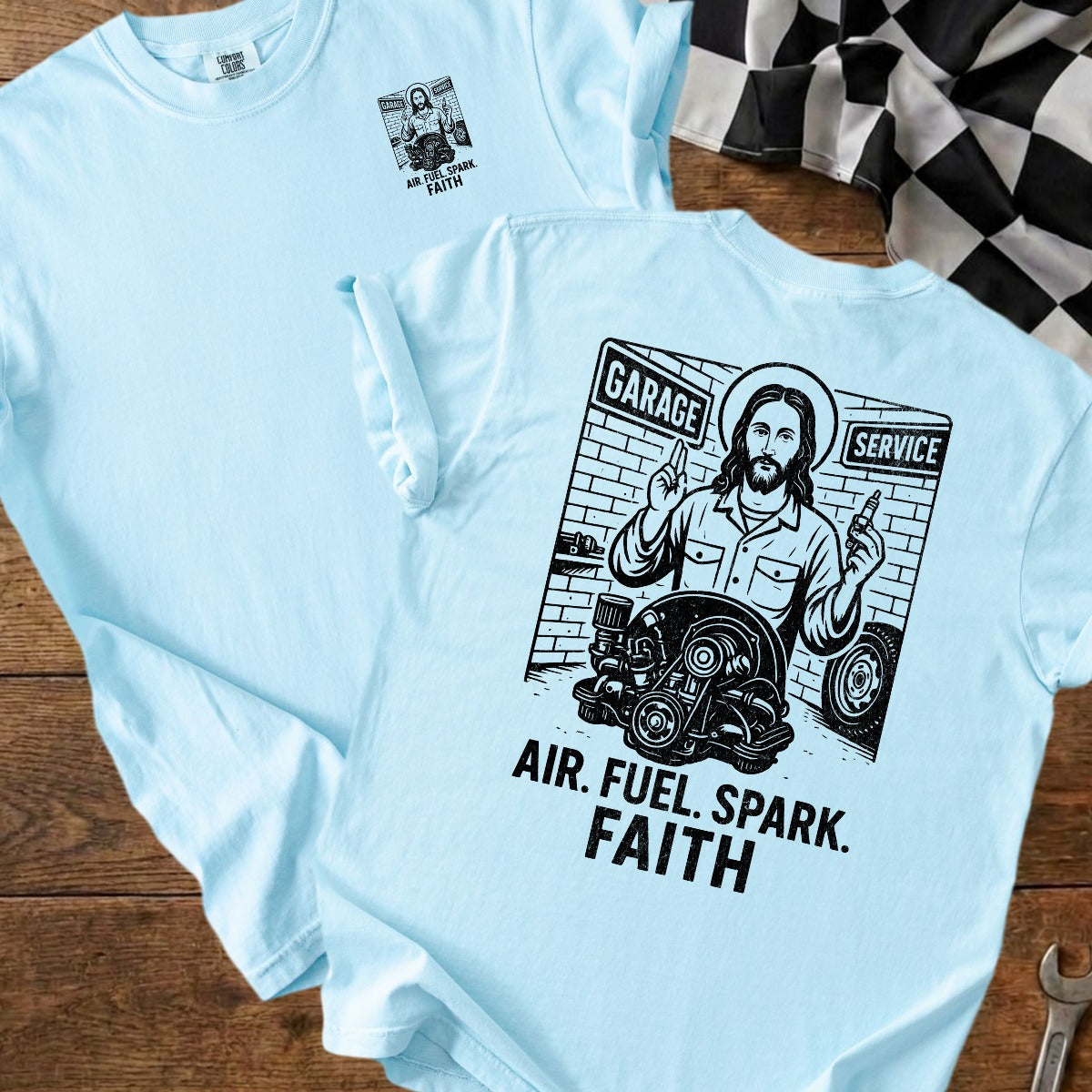 Chambray | Left Chest + Back