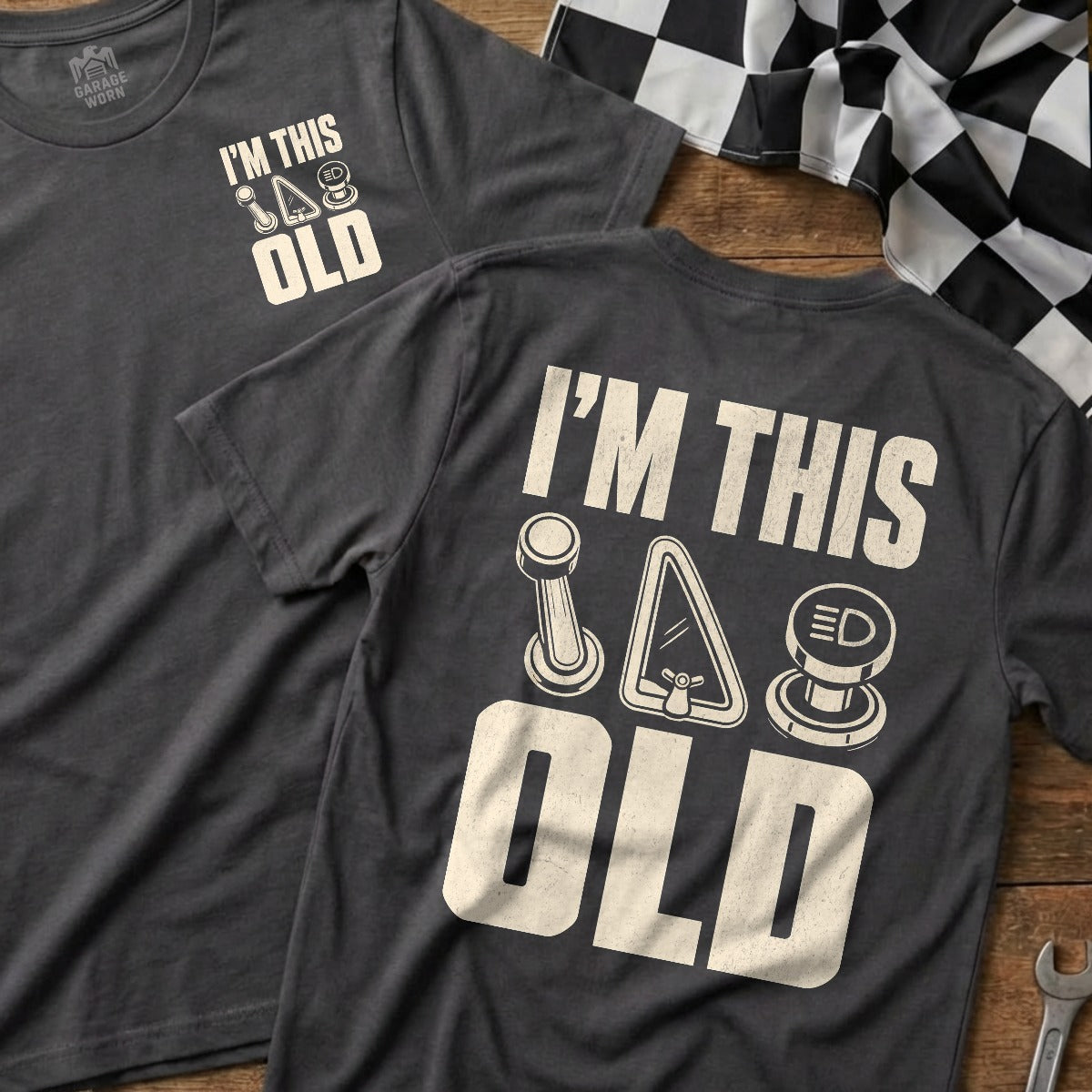 Charcoal | Front & Back