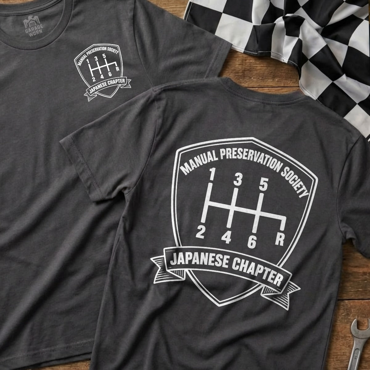 Charcoal | Front & Back