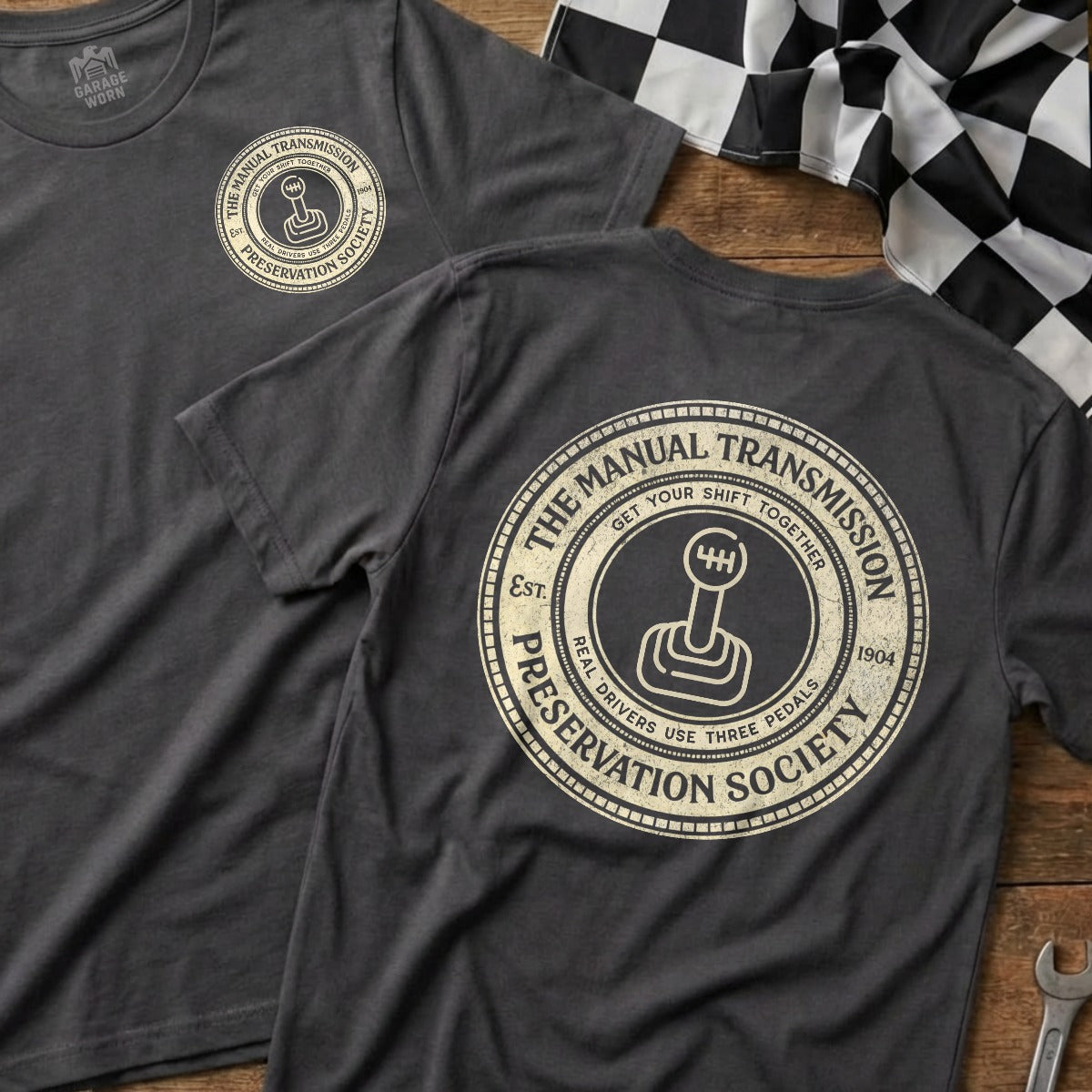 Charcoal | Front & Back