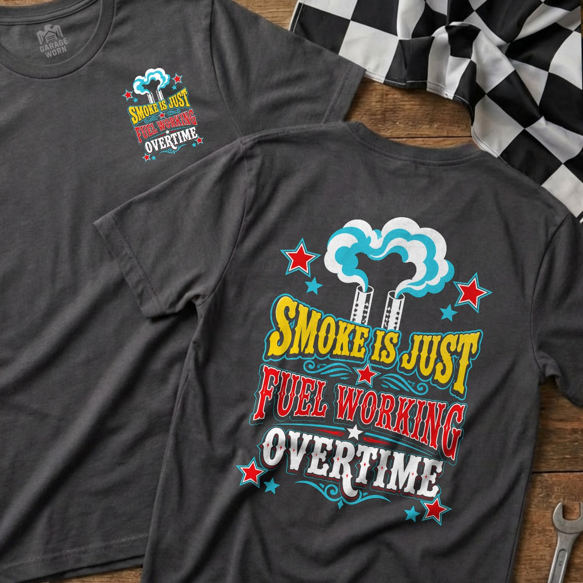 Charcoal | Front & Back