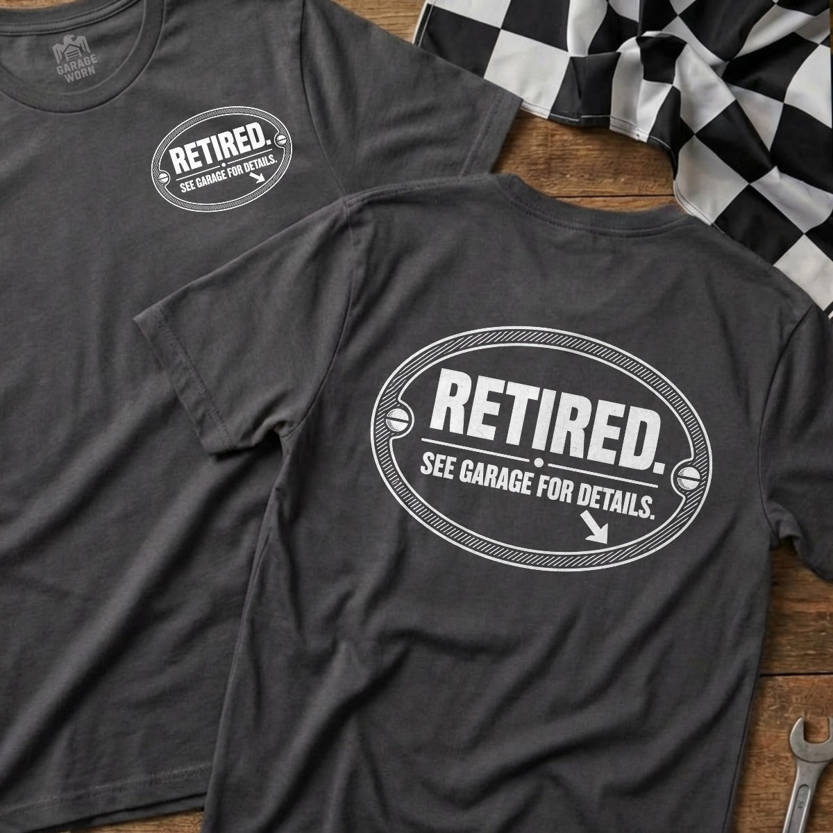 Charcoal | Front & Back