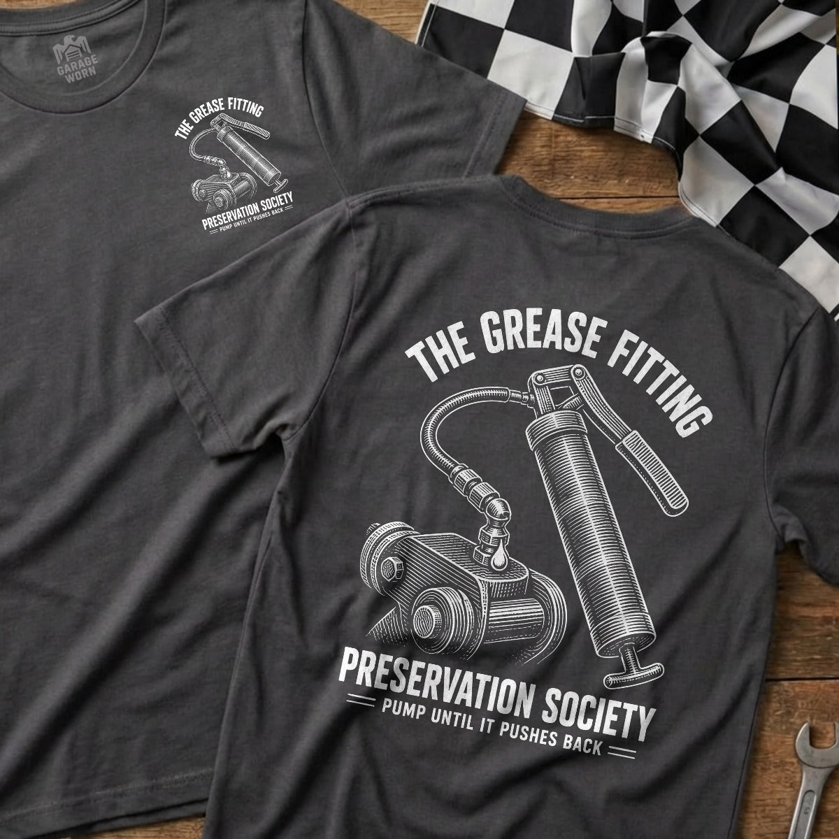 Charcoal | Front & Back