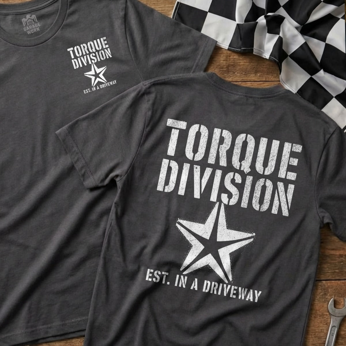 Charcoal | Front & Back