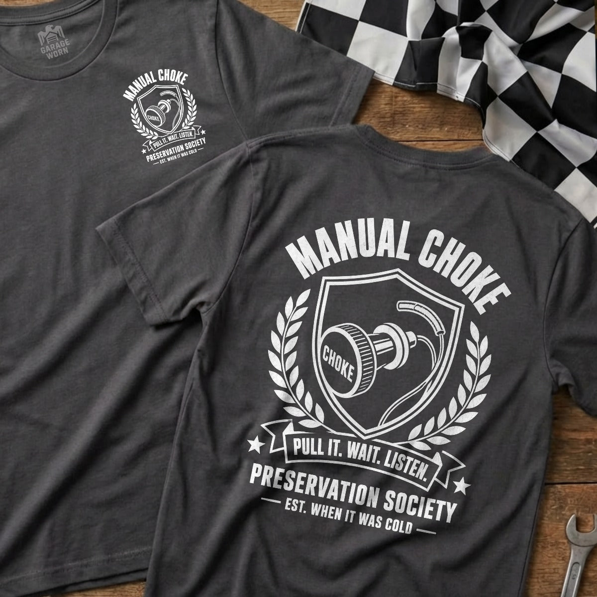 Charcoal | Front & Back