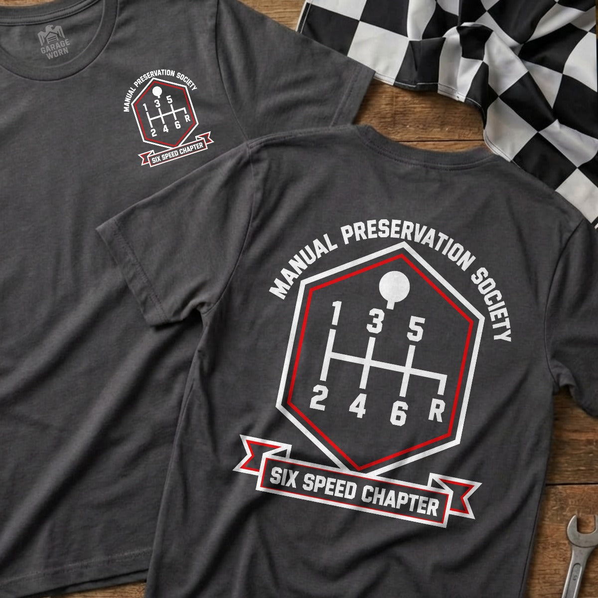 Charcoal | Front & Back