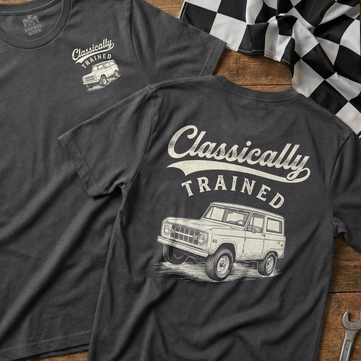 Charcoal | Front & Back