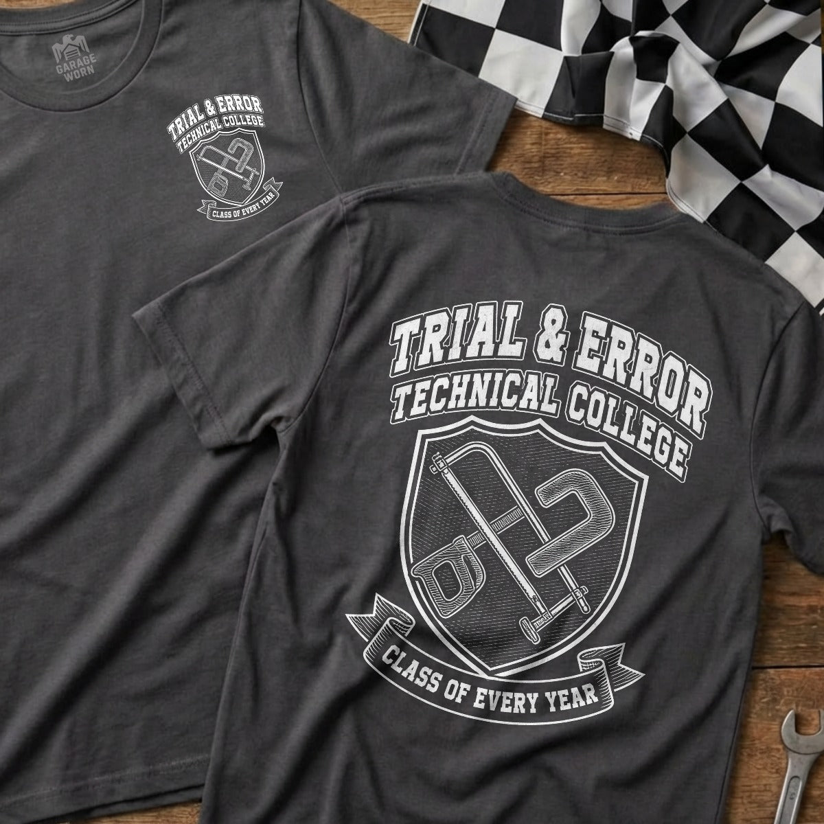 Charcoal | Front & Back