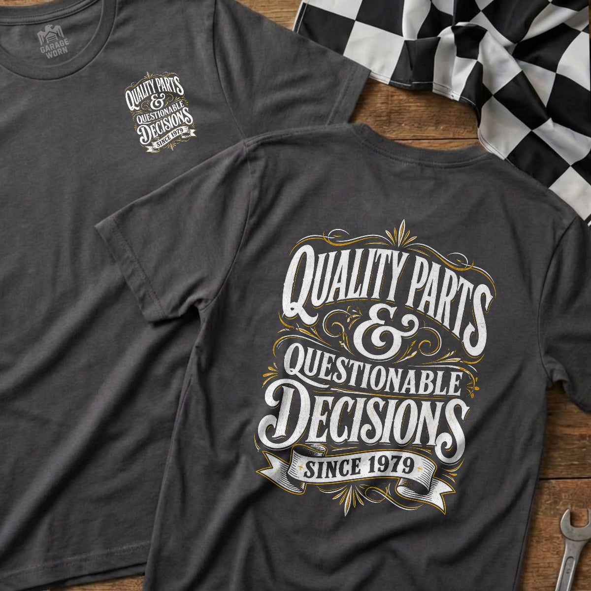 Charcoal | Front & Back