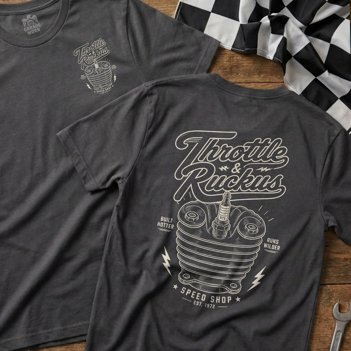 Charcoal | Front & Back