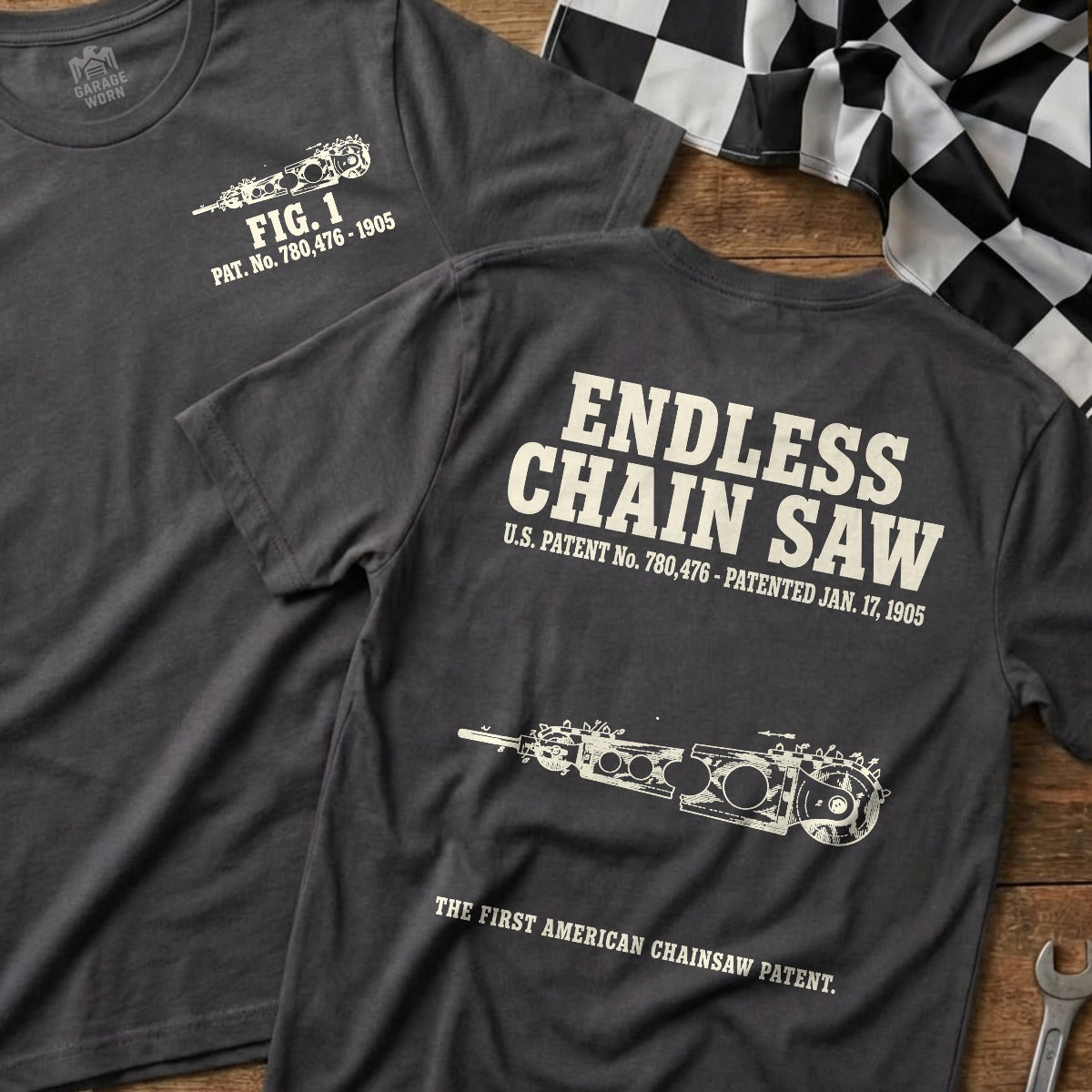 Charcoal | Front & Back