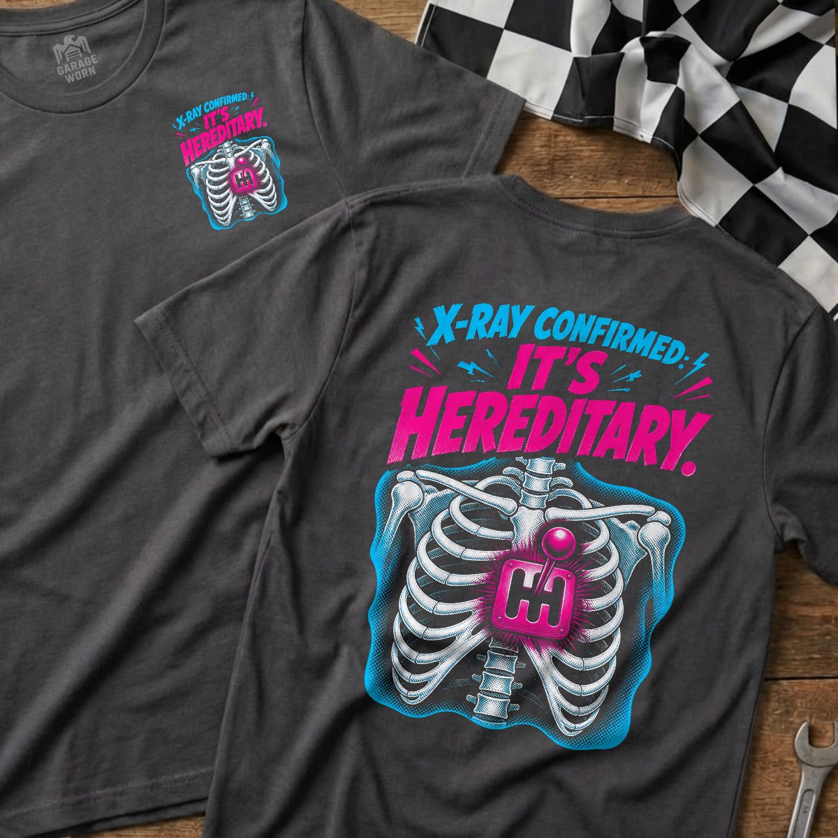 Charcoal | Front & Back
