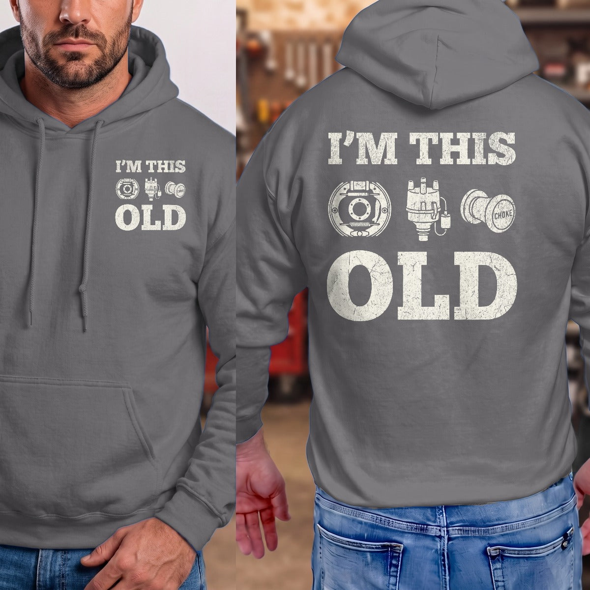 Charcoal | Front & Back