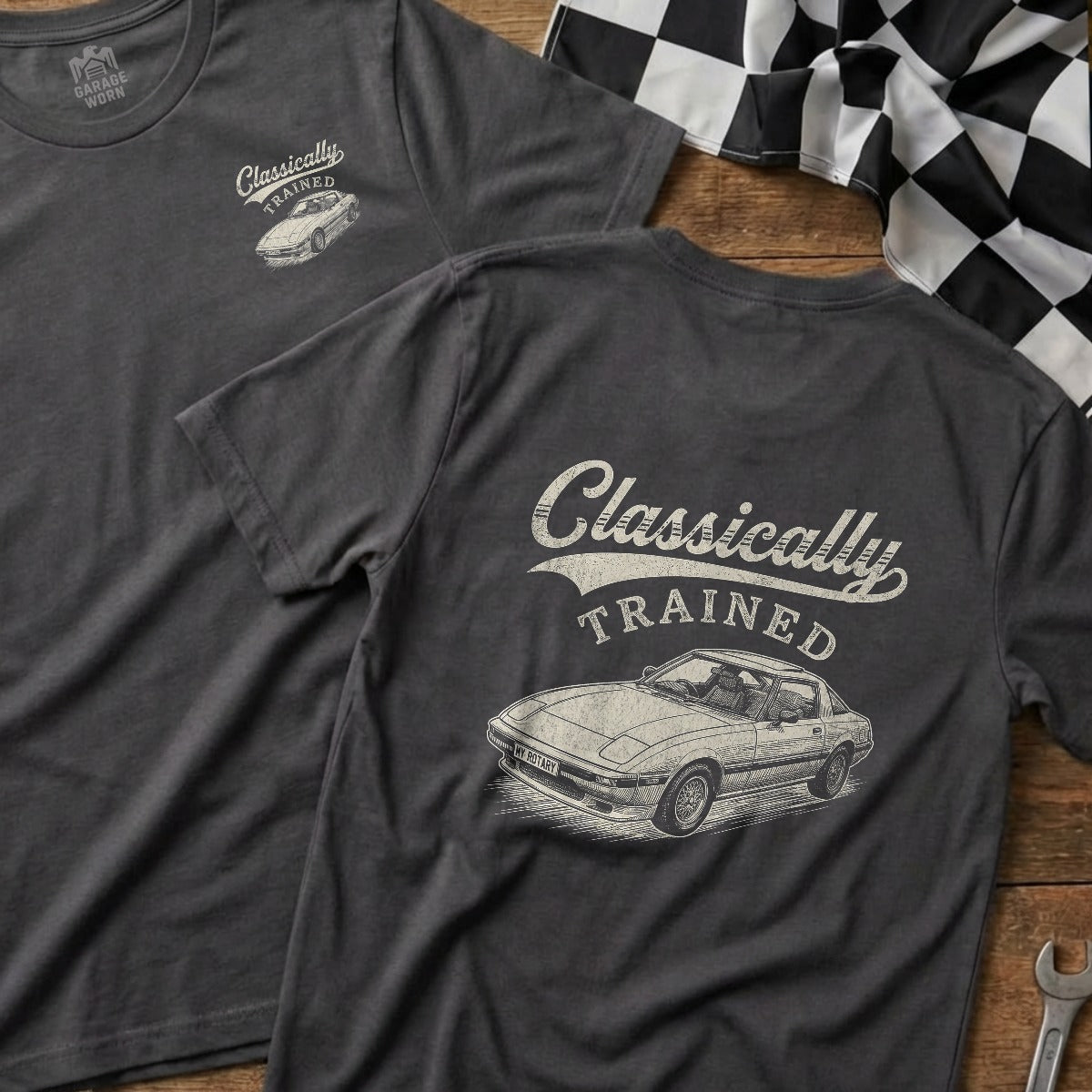 Charcoal | Front & Back
