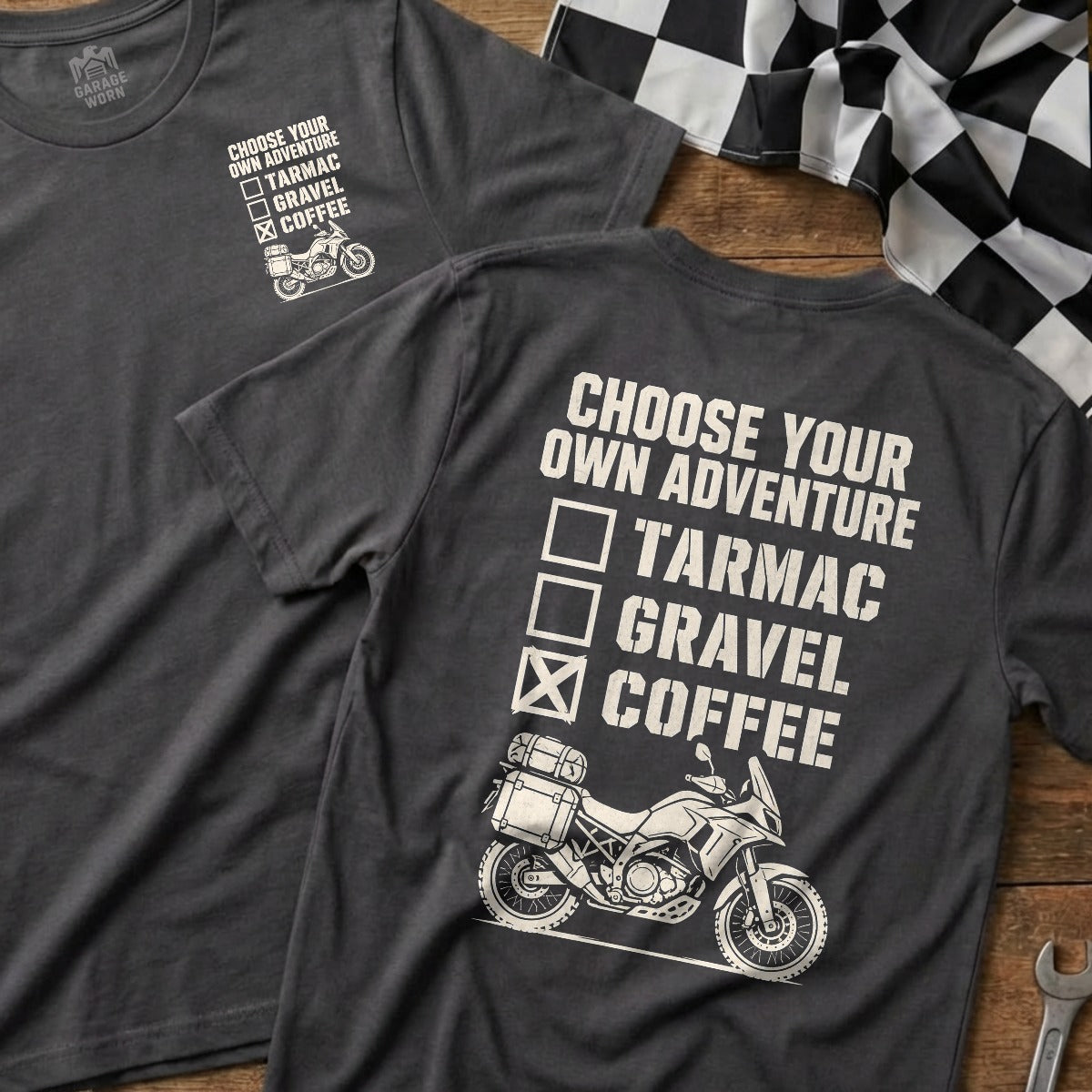 Charcoal | Front & Back
