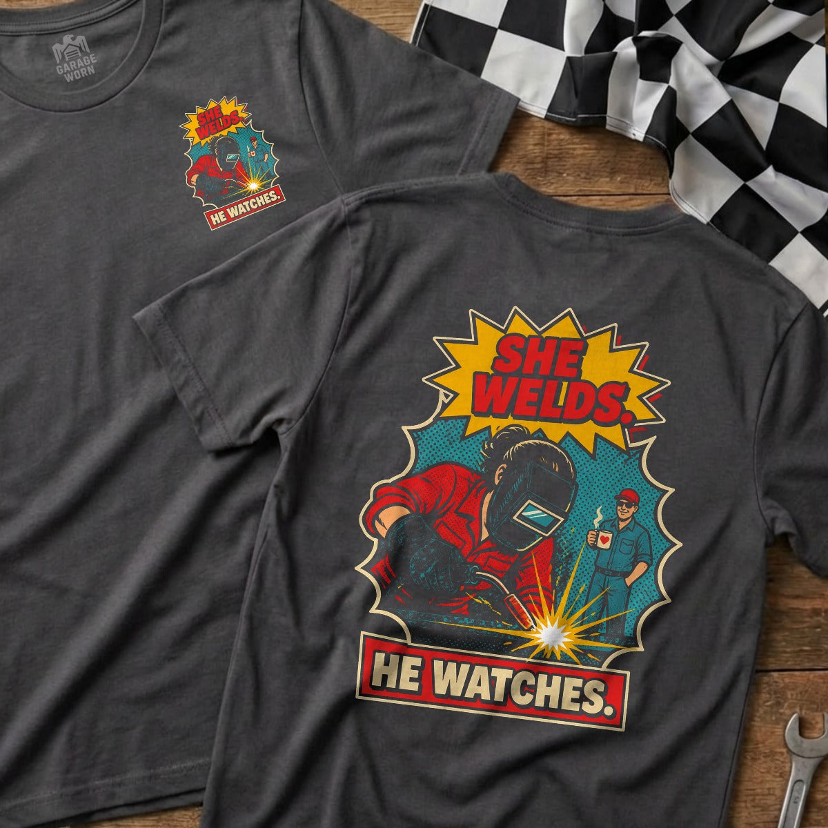 Charcoal | Front & Back