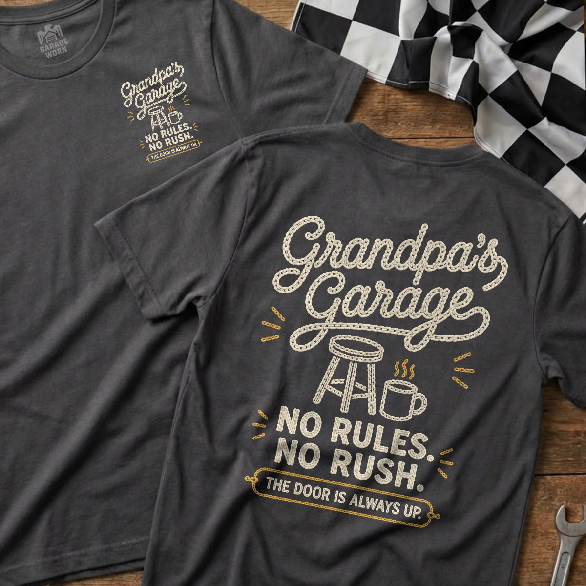 Charcoal | Front & Back