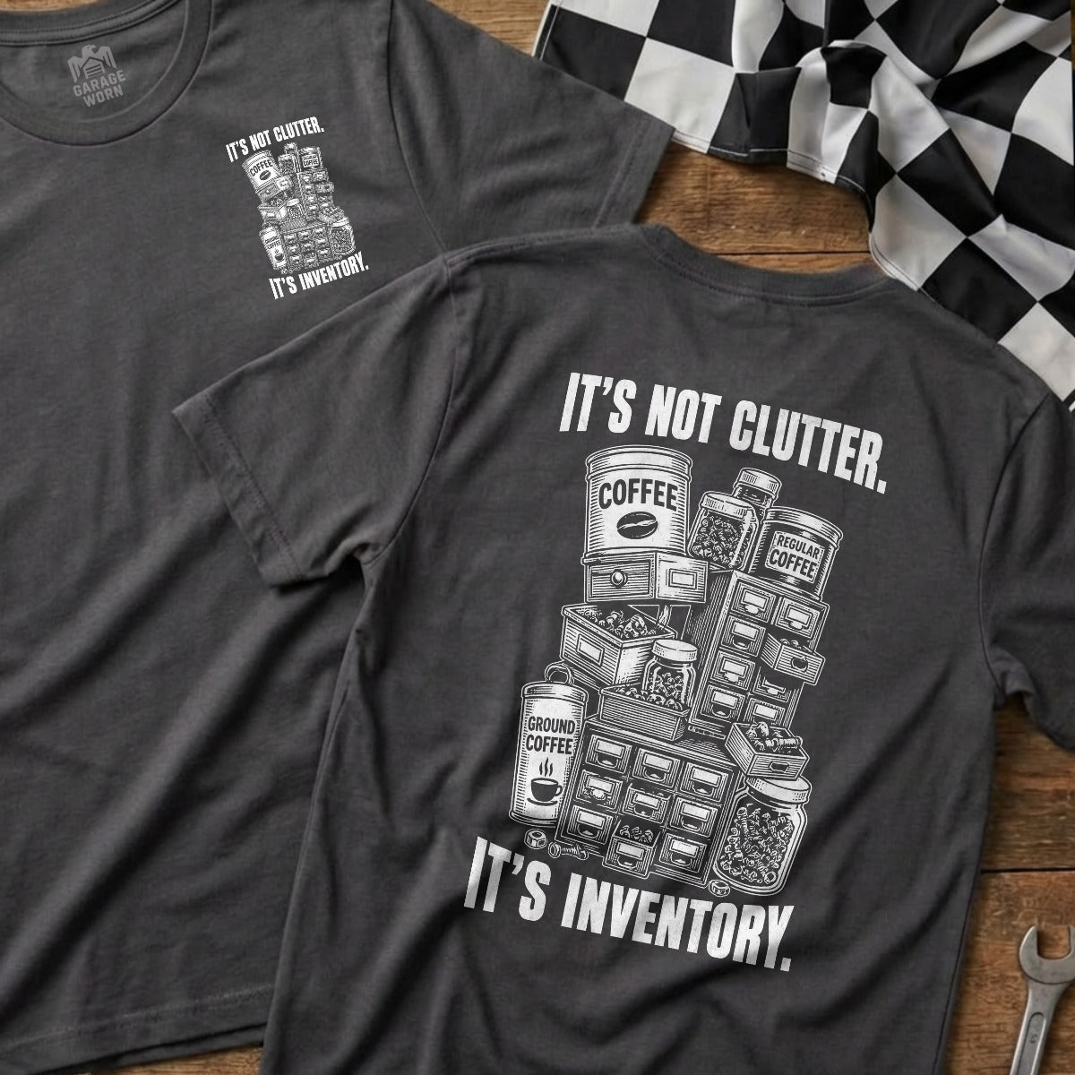 Charcoal | Front & Back