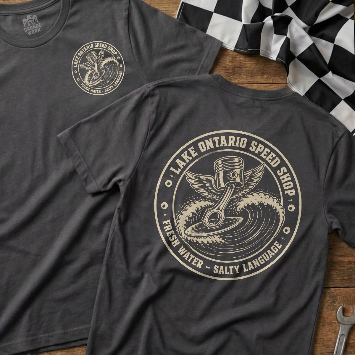 Charcoal | Front & Back