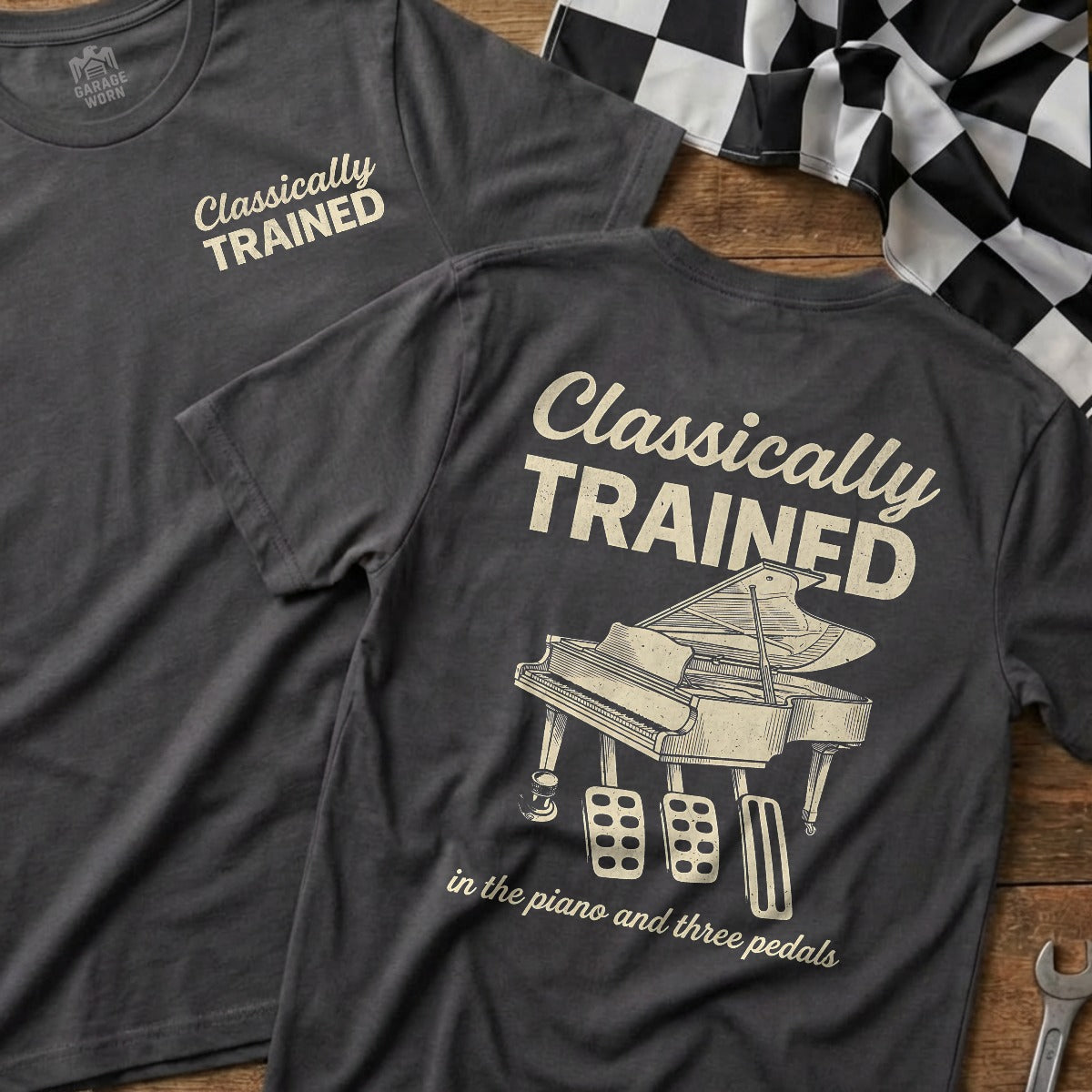 Charcoal | Left Chest + Back