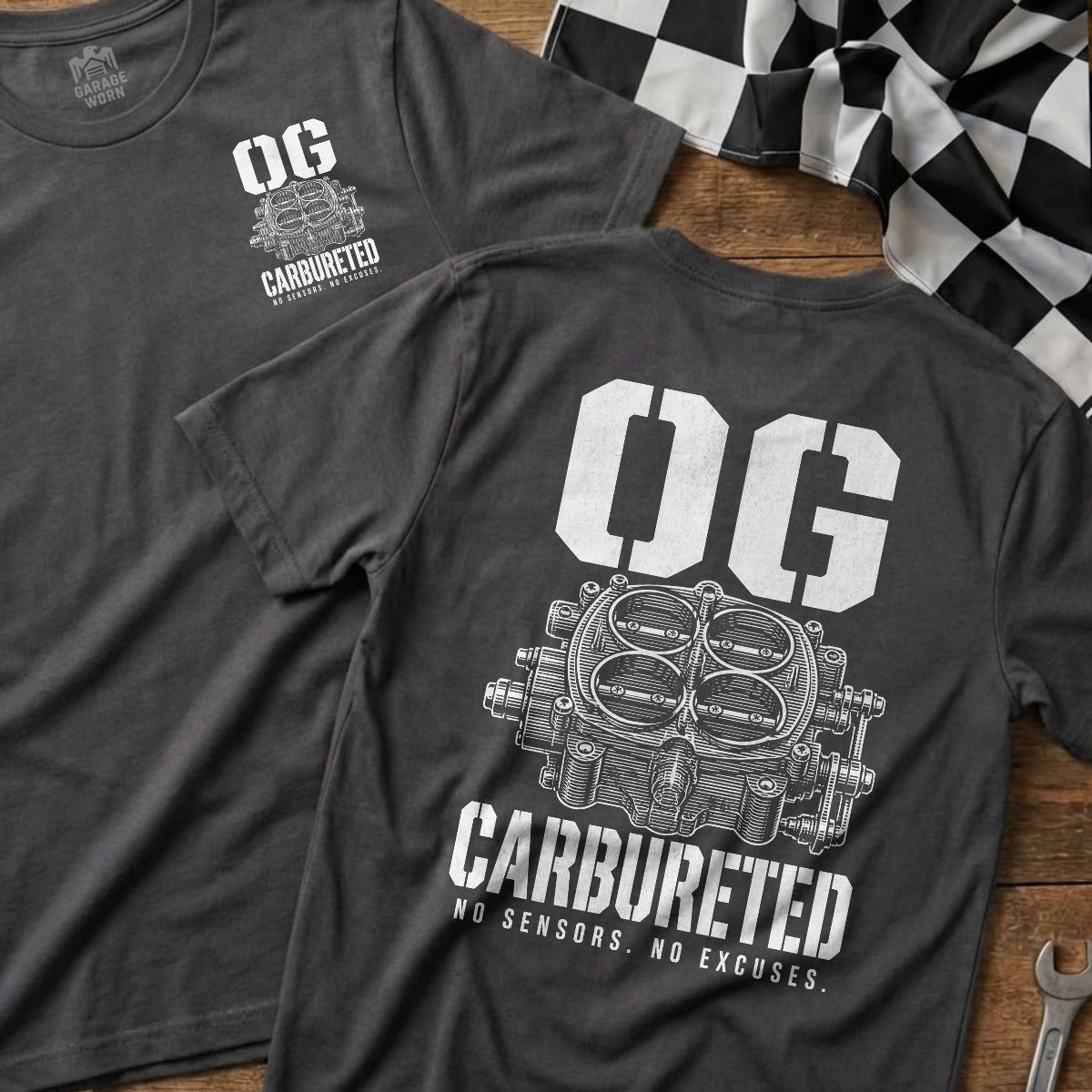 Charcoal | Front & Back