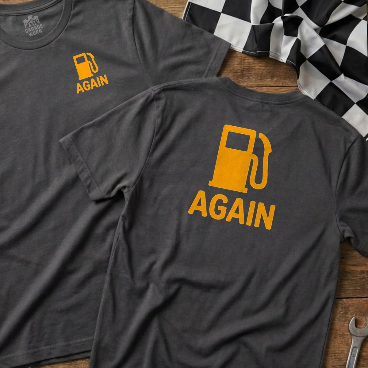 Charcoal | Left Chest + Back