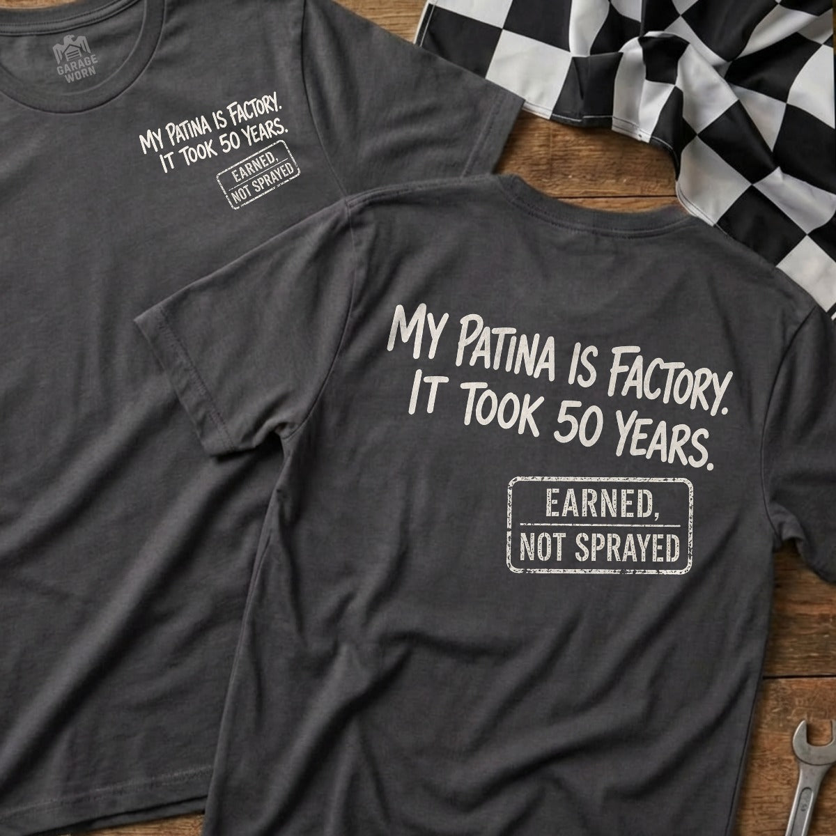 Charcoal | Front & Back