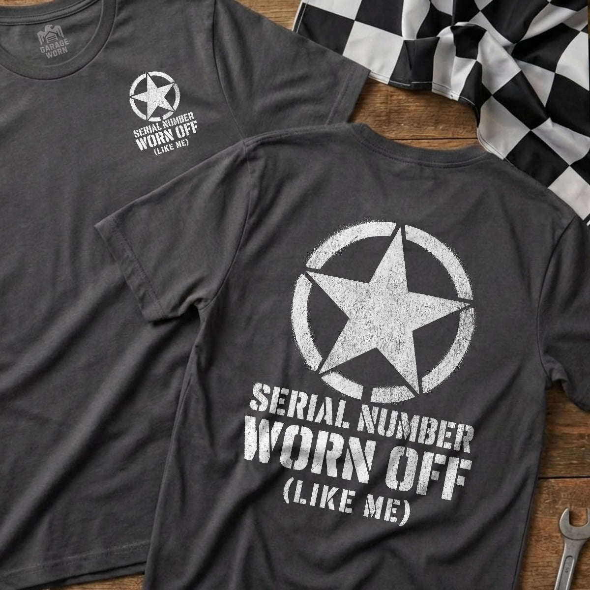 Charcoal | Front & Back