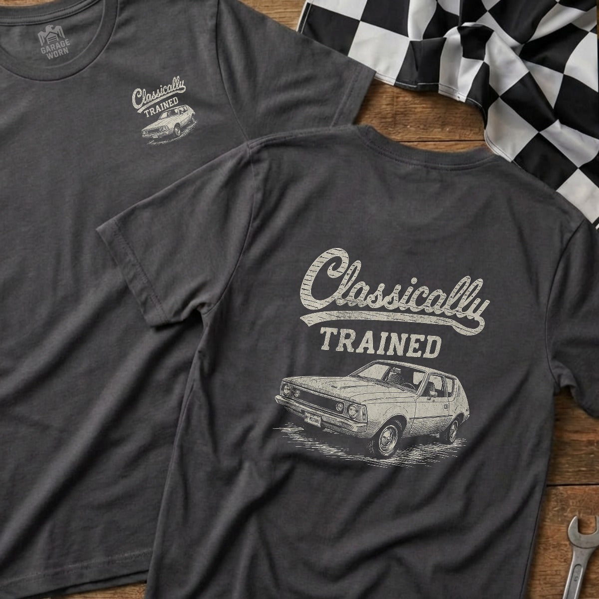 Charcoal | Front & Back
