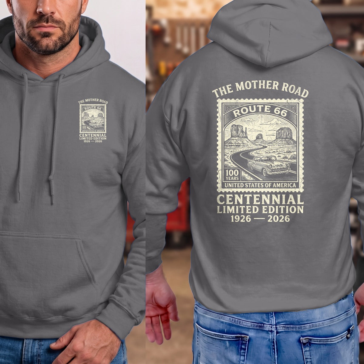 Charcoal | Front & Back