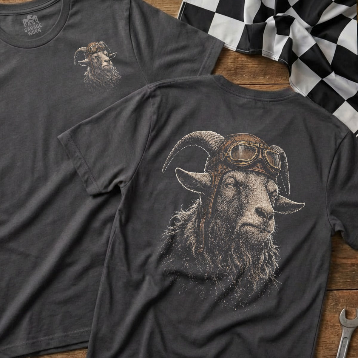 Charcoal | Front & Back