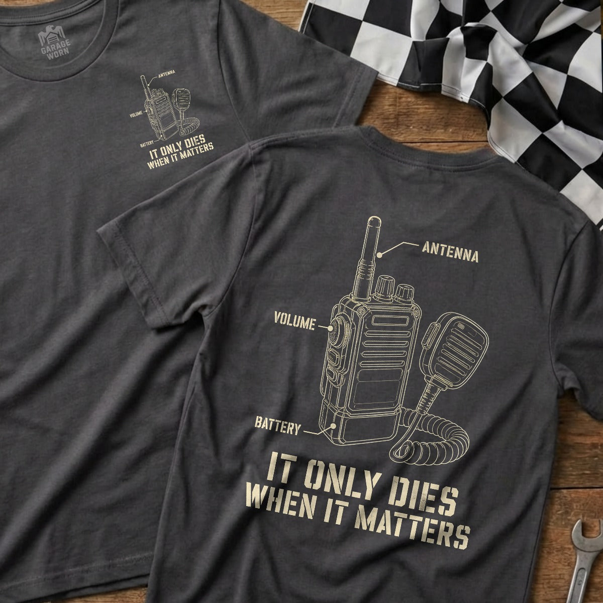 Charcoal | Front & Back