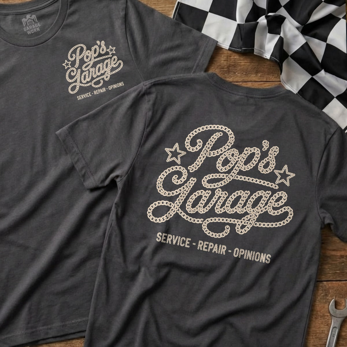 Charcoal | Front & Back
