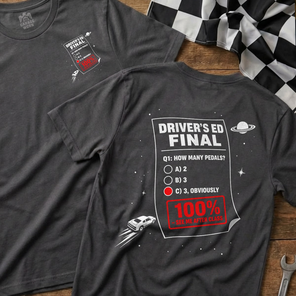 Charcoal | Front & Back