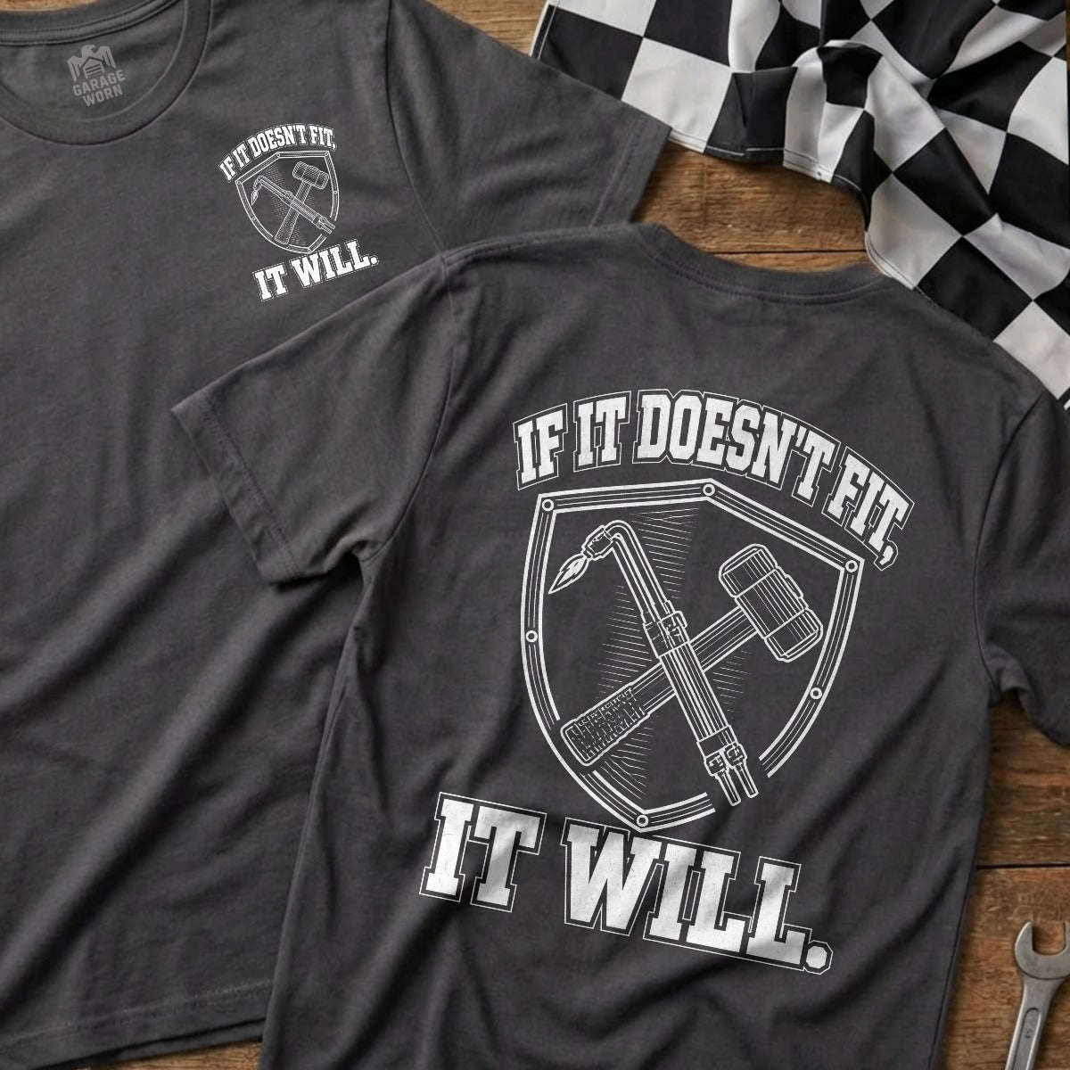 Charcoal | Front & Back