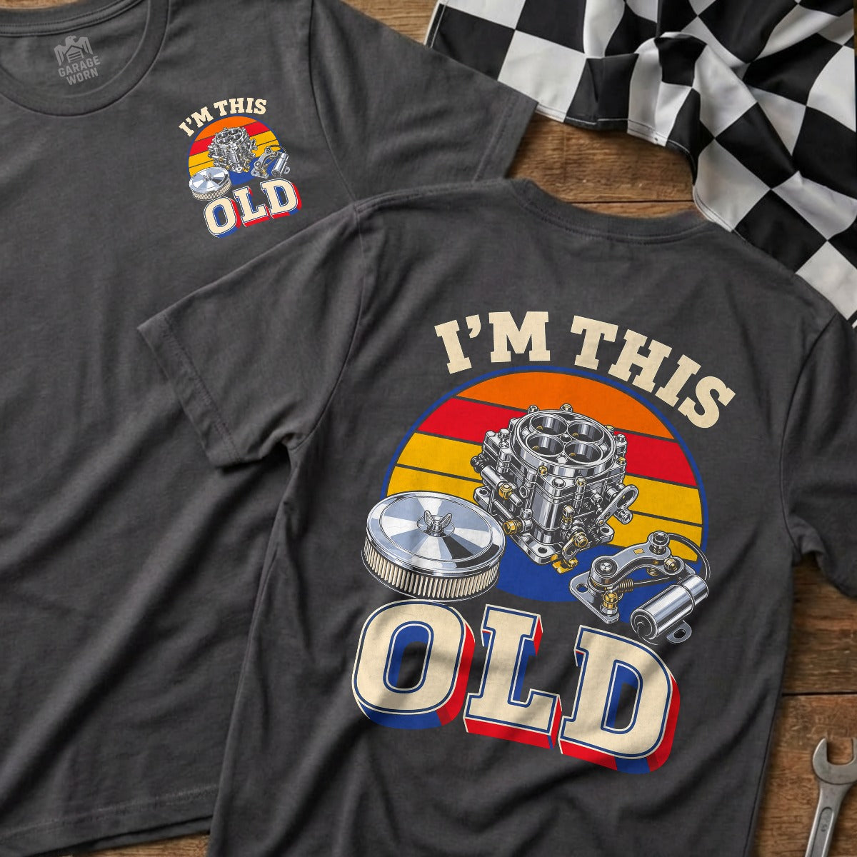 Charcoal | Front & Back