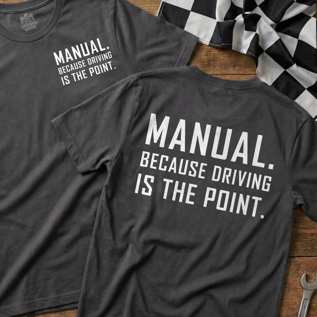 Charcoal | Front & Back