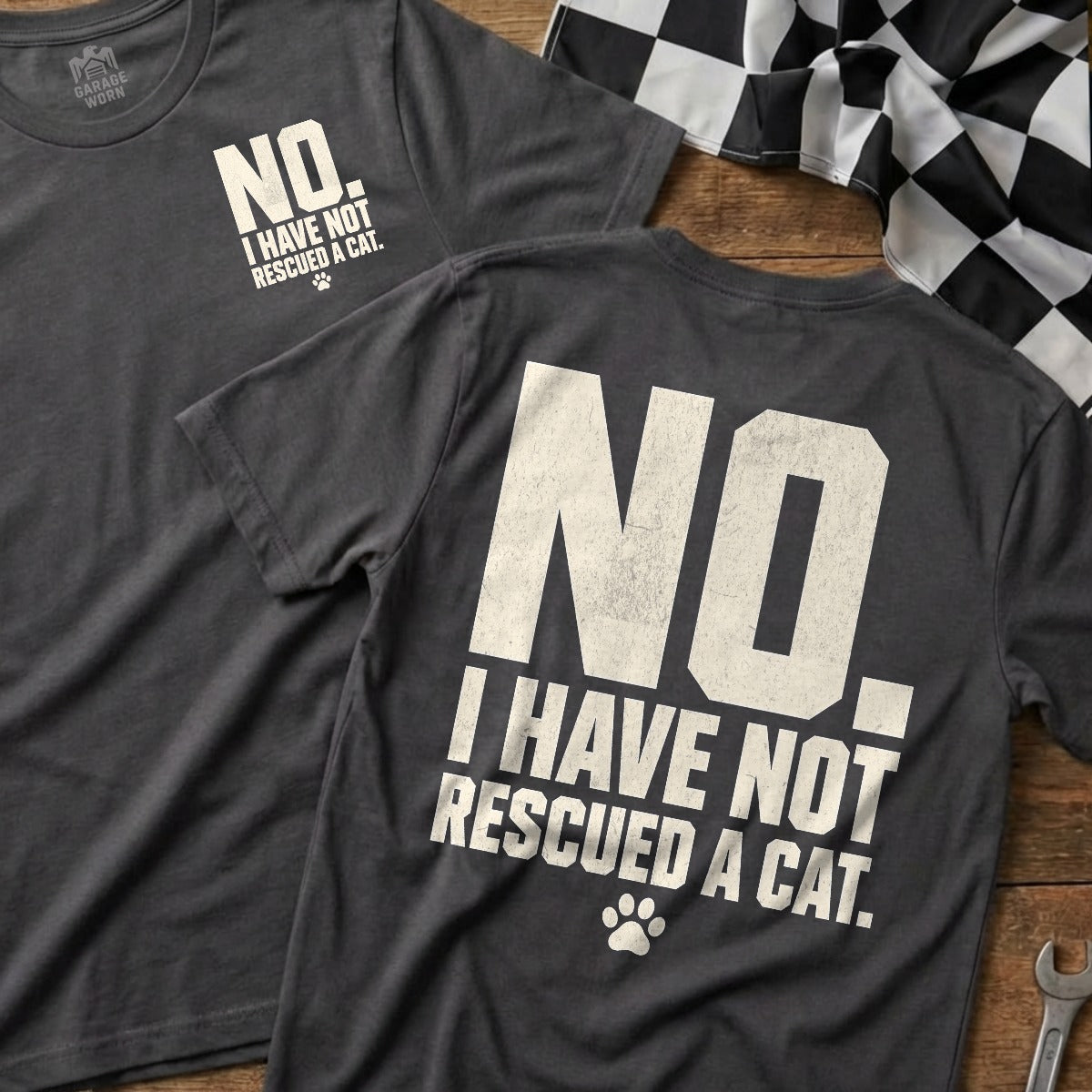 Charcoal | Front & Back