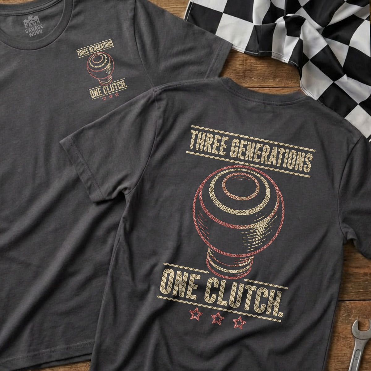 Charcoal | Front & Back