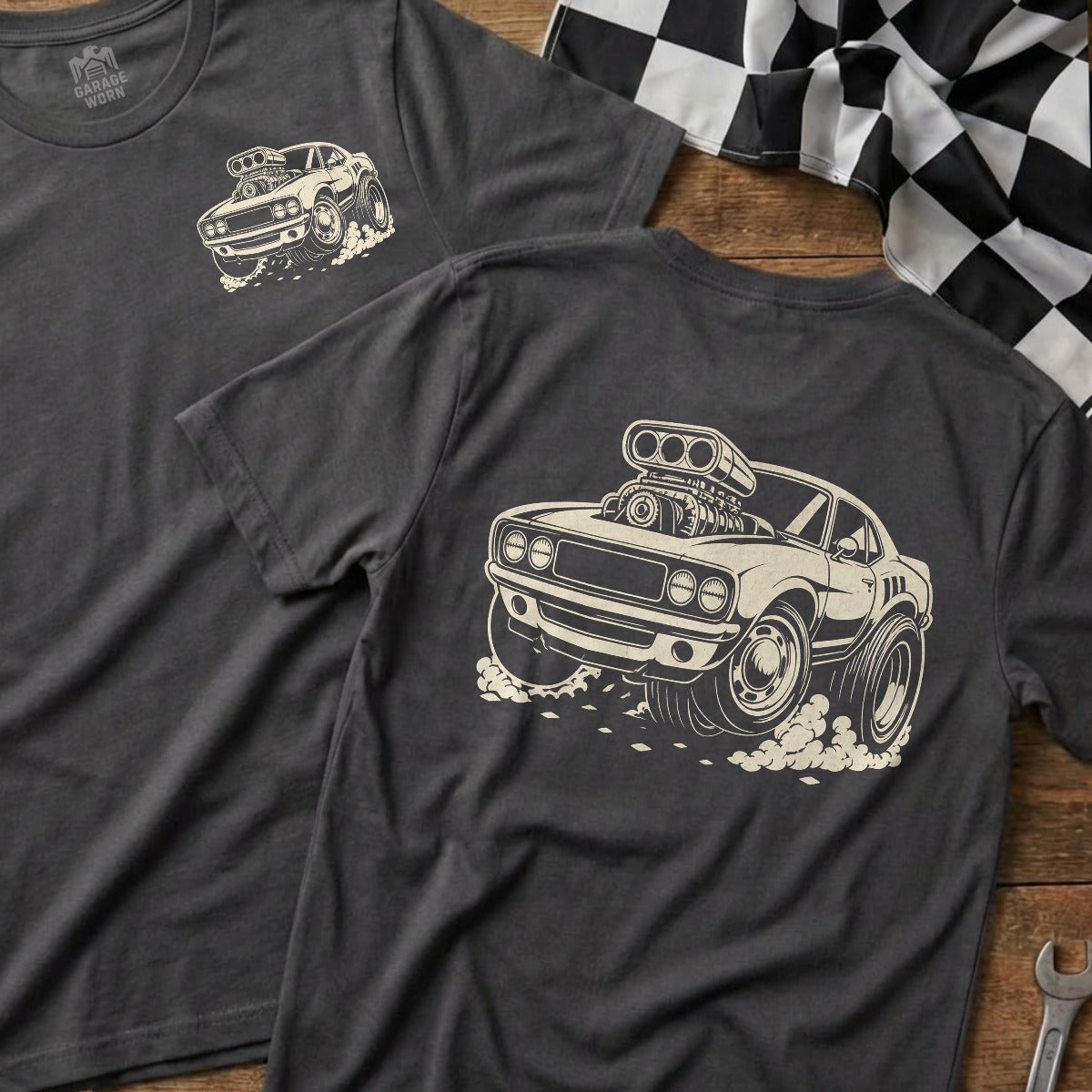 Charcoal | Front & Back