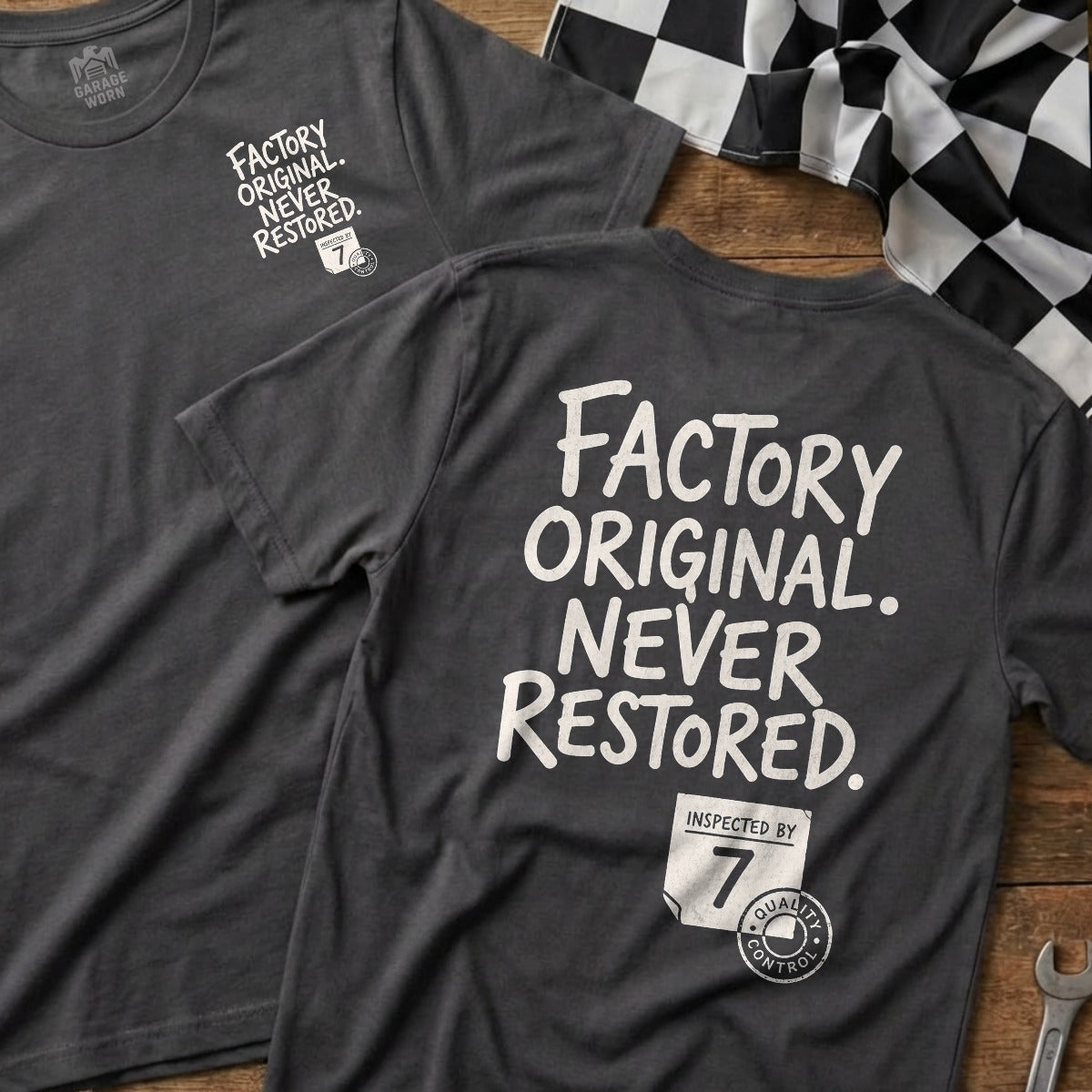 Charcoal | Front & Back