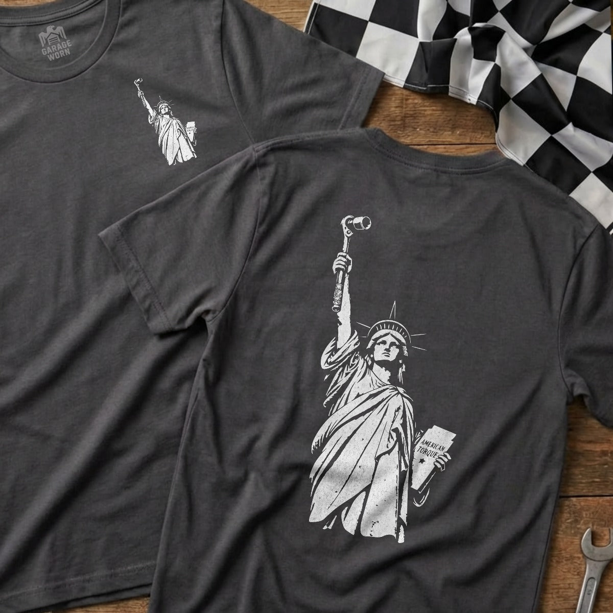 Charcoal | Front & Back