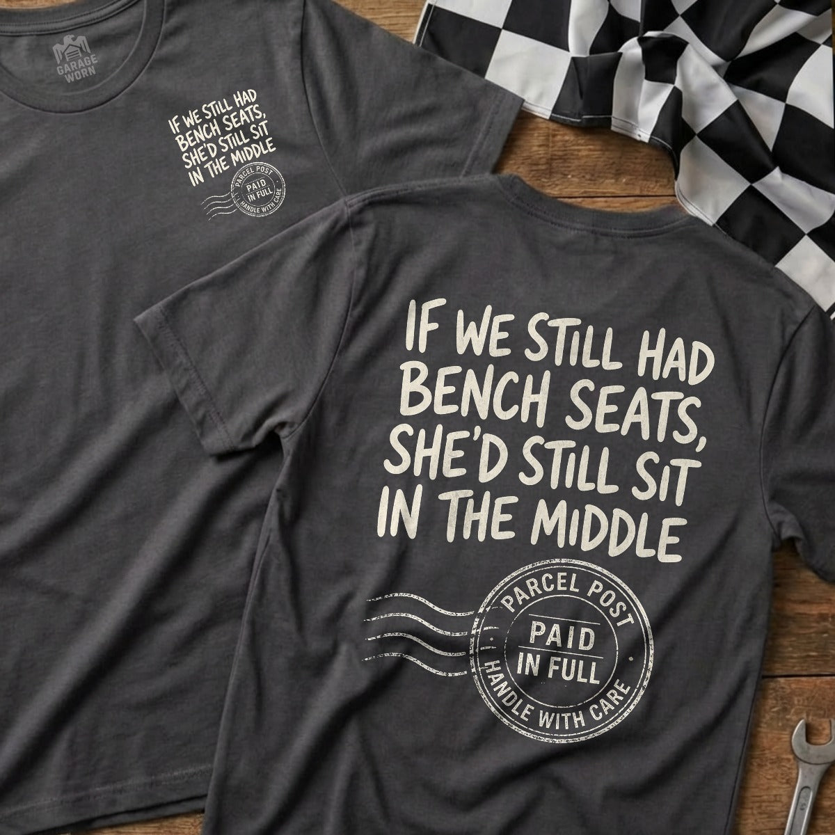 Charcoal | Front & Back