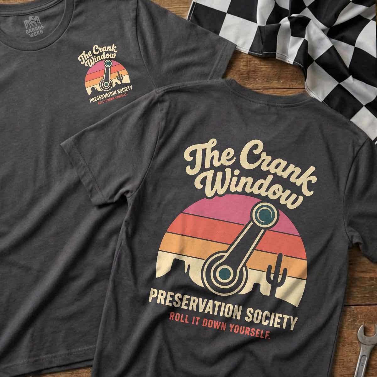 Charcoal | Front & Back