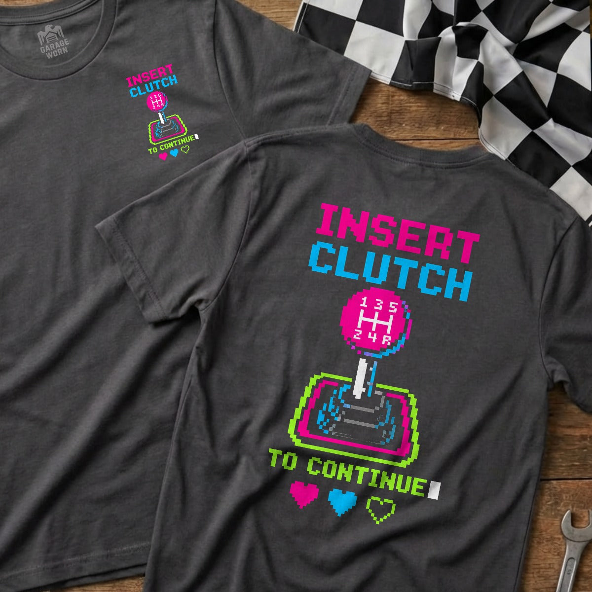 Charcoal | Front & Back